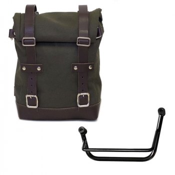 Seitentasche Canvas + Guzzi V85 TT Hilfsrahmen