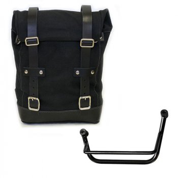 Seitentasche Canvas + Guzzi V85 TT Hilfsrahmen