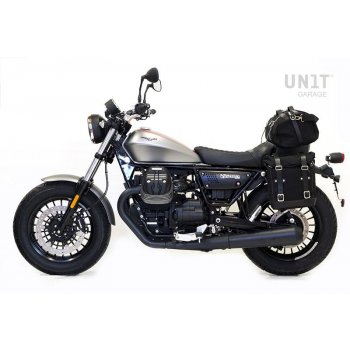 Canvas Seitentasche + Guzzi V9 Bobber SX Rahmen