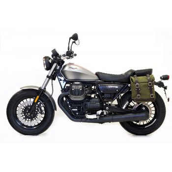 Canvas Seitentasche + Guzzi V9 Bobber SX Rahmen