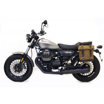 Canvas Seitentasche + Guzzi V9 Bobber SX Rahmen