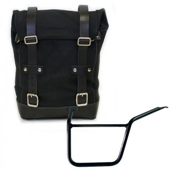 Seitenkoffer Canvas + Pan America 1250 Hilfsrahmen links