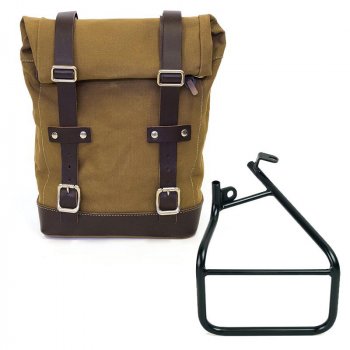 Seitentasche Canvas + Linker Rahmen Sportster S 1250