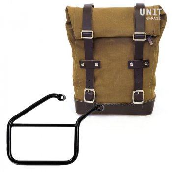 Seitentasche Canvas + rechter Hilfsrahmen Triumph Trident 660