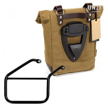 Seitentasche Canvas + rechter Hilfsrahmen Triumph Trident 660