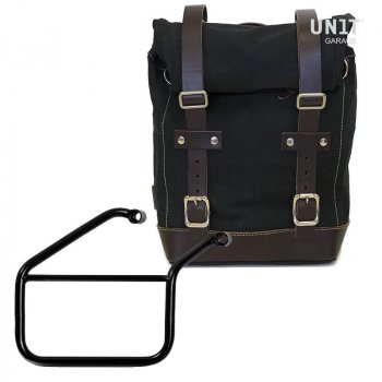 Seitentasche Canvas + rechter Hilfsrahmen Triumph Trident 660