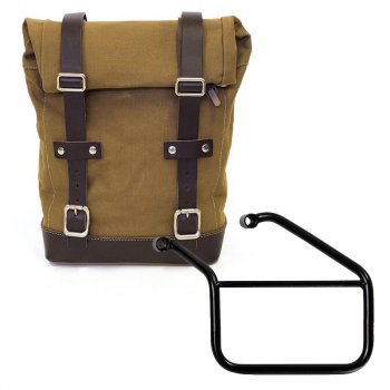 Seitenkoffer Canvas + linker Hilfsrahmen Triumph Trident 660