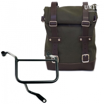 Canvas-Seitentasche + Yamaha-Rechte Rahmen