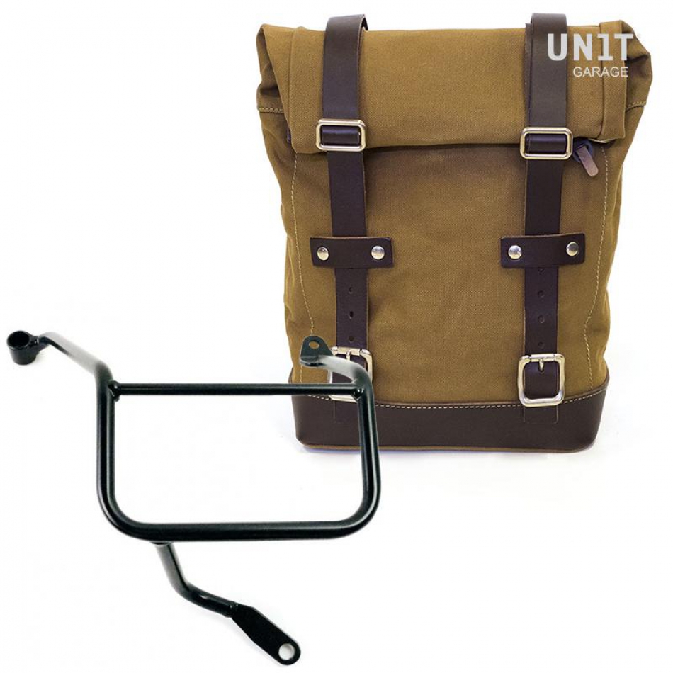 Canvas-Seitentasche + Yamaha-Rechte Rahmen