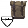 Satteltasche aus Spaltleder + rechter Rahmen Husqvarna 401 (ab 2020)