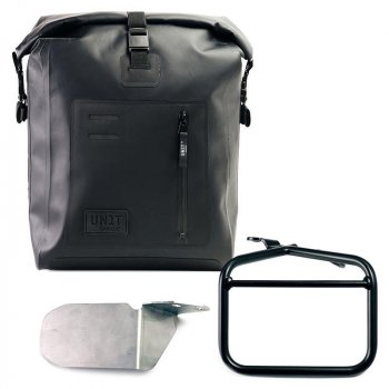 Khali TPU Seitentasche + Ducati Scrambler rechter Rahmen