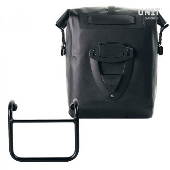 Khali TPU-Seitentasche + R18-Rahmen für Auspuff mit geradem Rohr