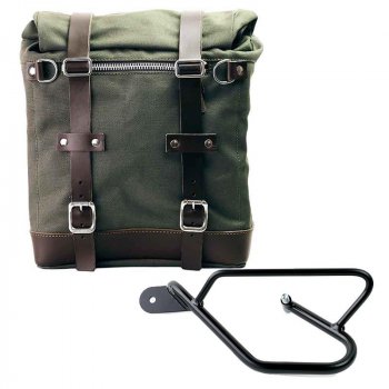 Canvas Seitentasche + Guzzi V9 Bobber SX Rahmen