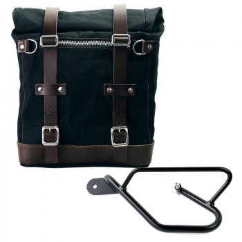 Canvas Seitentasche + Guzzi V9 Bobber SX Rahmen