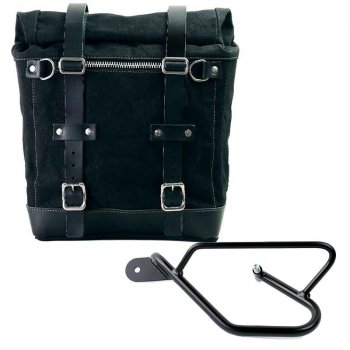 Canvas Seitentasche + Guzzi V9 Bobber SX Rahmen