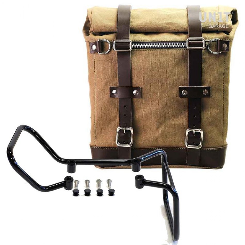 Canvas-Seitentasche + husqvarna vitpilen 701 Rahmen