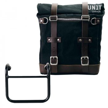 Seitenkoffer Canvas + Rahmen R18 für Auspuff mit geradem Rohr