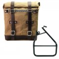 22L-30L Scram Canvas Seitentasche + Sportster S 1250 Linker Hilfsrahmen
