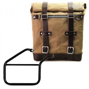 Seitentasche Canvas + rechter Hilfsrahmen Triumph Trident 660