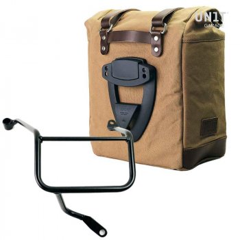 Canvas-Seitentasche + Yamaha-Rechte Rahmen