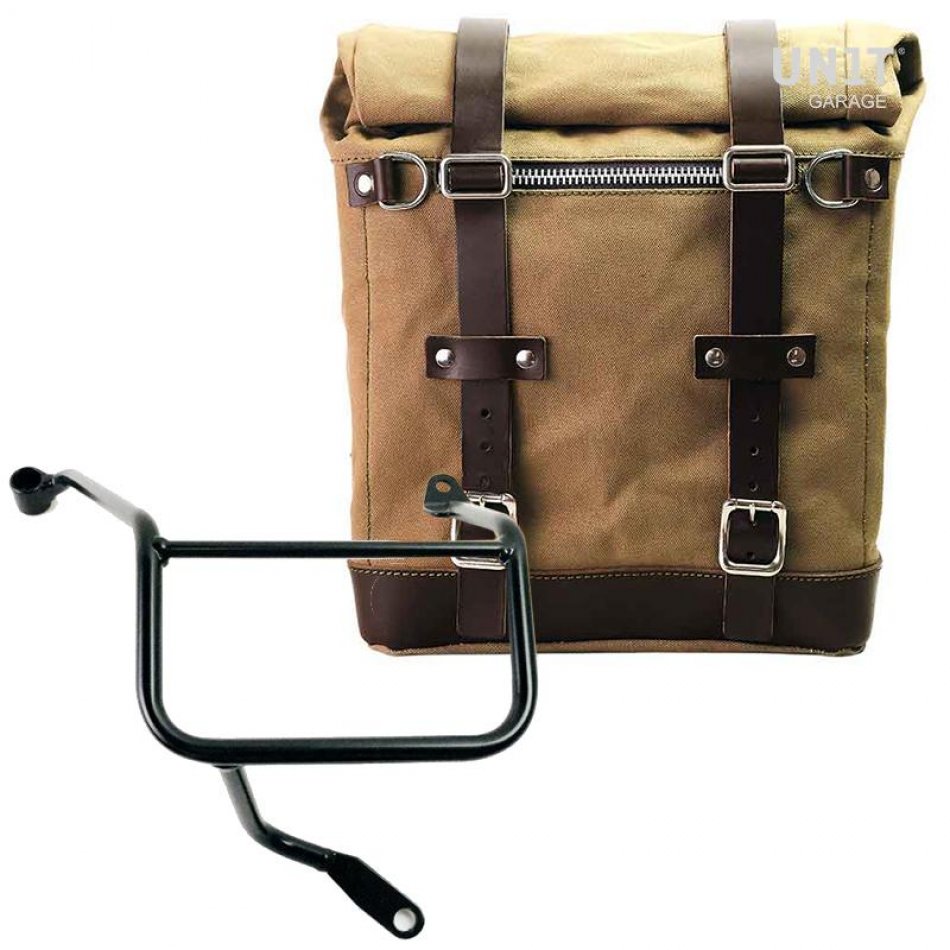 Canvas-Seitentasche + Yamaha-Rechte Rahmen