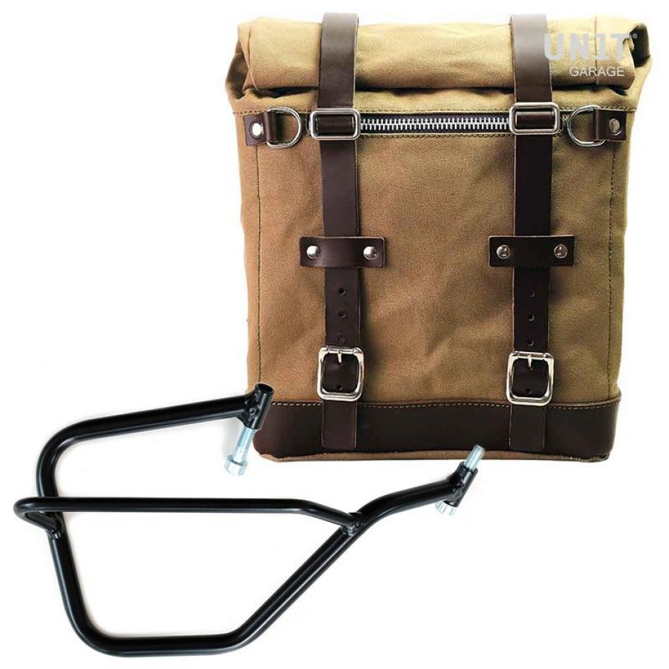 Canvas-Seitentasche + Yamaha-Rechte Rahmen