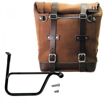 Geteilte Seitentasche aus Leder + DX-Rahmen Triumph Speed Twin 1200 (2019 Bis heute)