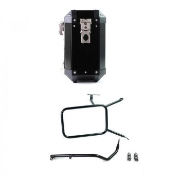 Atlas Single Bag aus Aluminium 40L mit rechtem Rahmen NineT