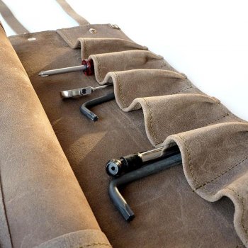 Werkzeugtasche aus Spaltleder