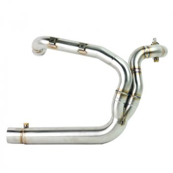 Schalldämpferkrümmer ohne Katalysator in Edelstahl