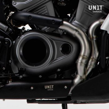 Schalldämpferkrümmer ohne Katalysator in Edelstahl