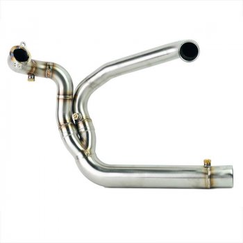 Schalldämpferkrümmer ohne Katalysator in Edelstahl