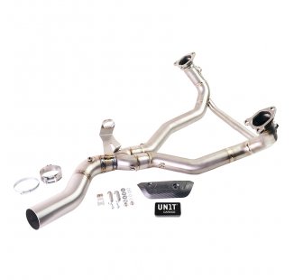 Titan-Abgaskrümmer ohne Katalysator + Motorkontrollleuchte EURO 5+ BMW R1300GS und ADV