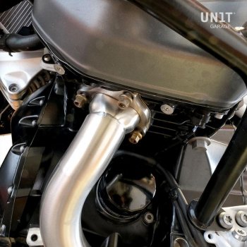 Krümmer Y-Rohr ohne Kat LC Edelstahl 1250LC