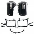 Atlas Aluminium-Taschenpaar 39L+32L + Atlas BMW F900GS ADV Aluminium-Satteltaschenrahmen