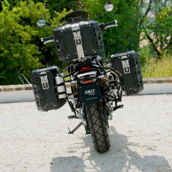 Atlas Aluminium-Taschenpaar 39L+32L + Atlas-Taschenrahmen aus Aluminium Triumph Street Scrambler 900 (ab 2026)