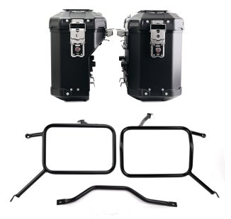 Atlas Aluminium-Taschenpaar 39L+32L + Atlas-Taschenrahmen aus Aluminium Triumph Street Scrambler 900 (ab 2026)