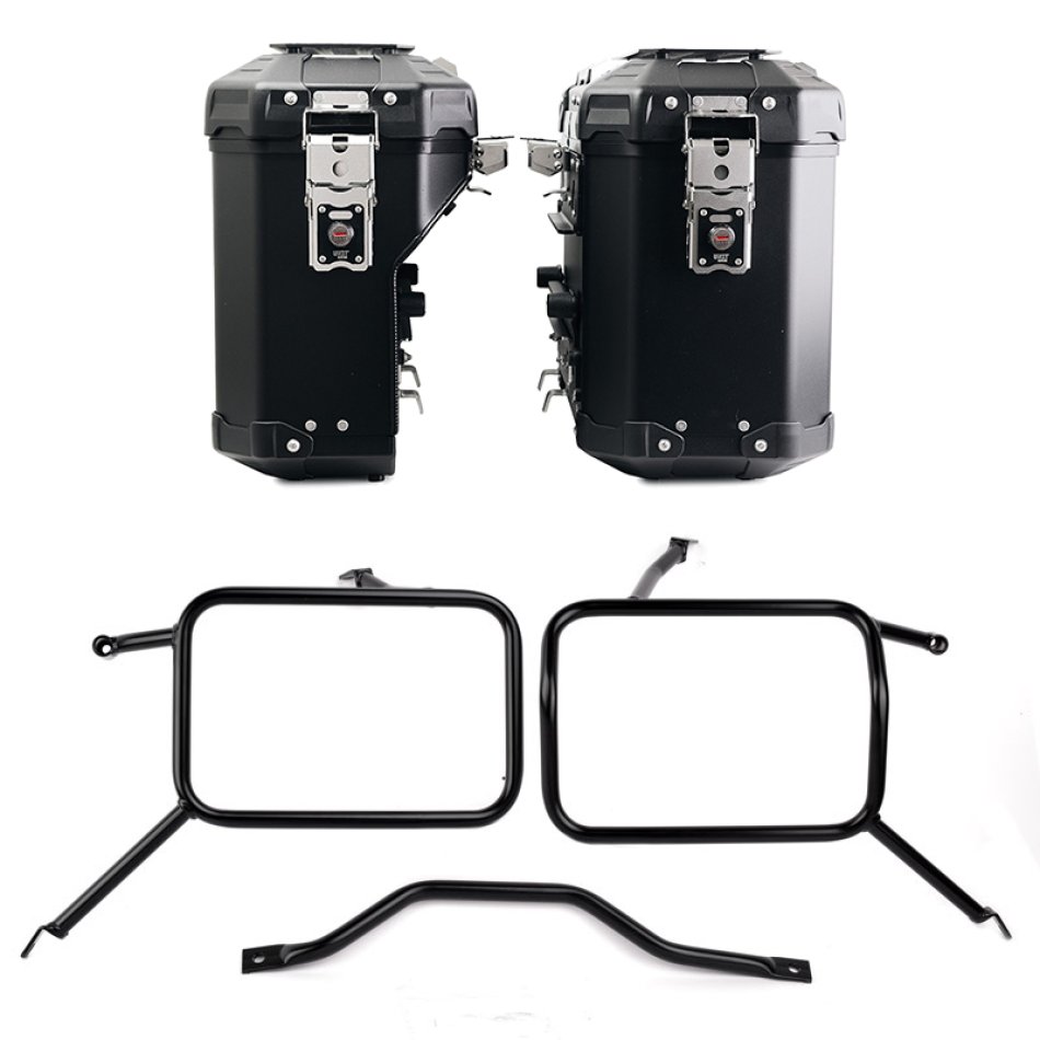 Atlas Aluminium-Taschenpaar 39L+32L + Atlas-Taschenrahmen aus Aluminium Triumph Street Scrambler 900 (ab 2026)