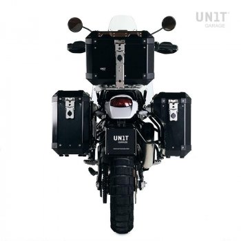 Paar Atlas 40L + 34L Aluminiumtaschen + Ducati DesertX Rahmen