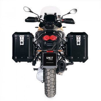 Atlas Aluminium 47L+47L Taschenpaar mit Moto Guzzi Stelvio Rahmen (ab 2024)