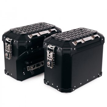 Seitentasche Atlas aus Aluminium 47L+41L