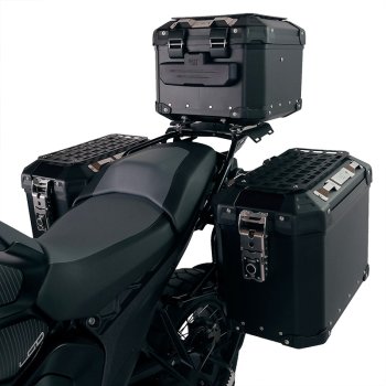 Seitentasche Atlas aus Aluminium 47L+41L