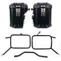 Atlas Aluminium-Seitenkoffer-Set 48L+41L + Atlas-Taschenrahmen aus Aluminium Triumph Street Scrambler 900 (ab 2026)