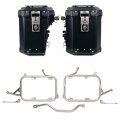 Atlas Aluminium-Seitenkoffer-Set 48L+41L + BMW R1300GS Aluminium-Satteltaschenrahmen