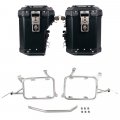 Atlas Aluminium-Seitenkoffer-Set 48L+41L + Taschenrahmen aus Aluminium R1200GS LC - R1250GS & ADV