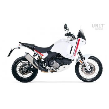 Paar Ducati DesertX Seitenverkleidungen Star White Silk