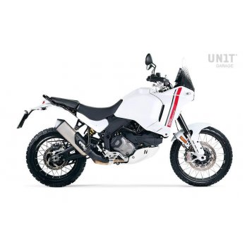 Paar Ducati DesertX Seitenverkleidungen Star White Silk