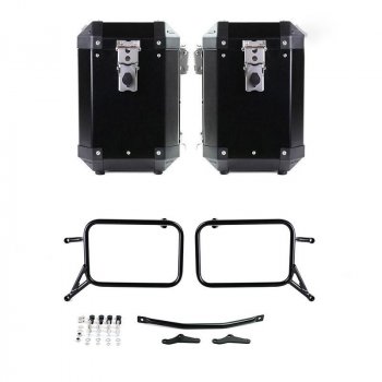 Paar Atlas-Taschen aus Aluminium 47L + 47L mit R115 GS-Rahmen