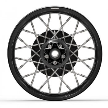 Paar Speichenräder R18, R18 B, Transcontinental 24M9