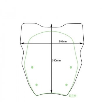 L-Bildschirm mit Radar BMW R1300GS (ab 2023)